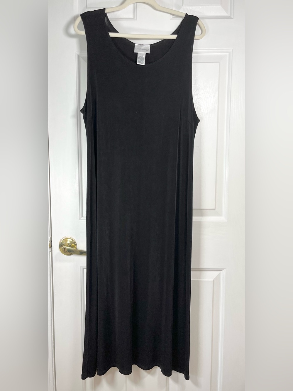 Anna Maxwell Black Petite Maxi Dress 2XWP (22/24)